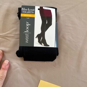 West Loop Black Shaping Tights